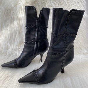 BCBGirls "Kayo" Black Mid Boot Size 7.5 NWT